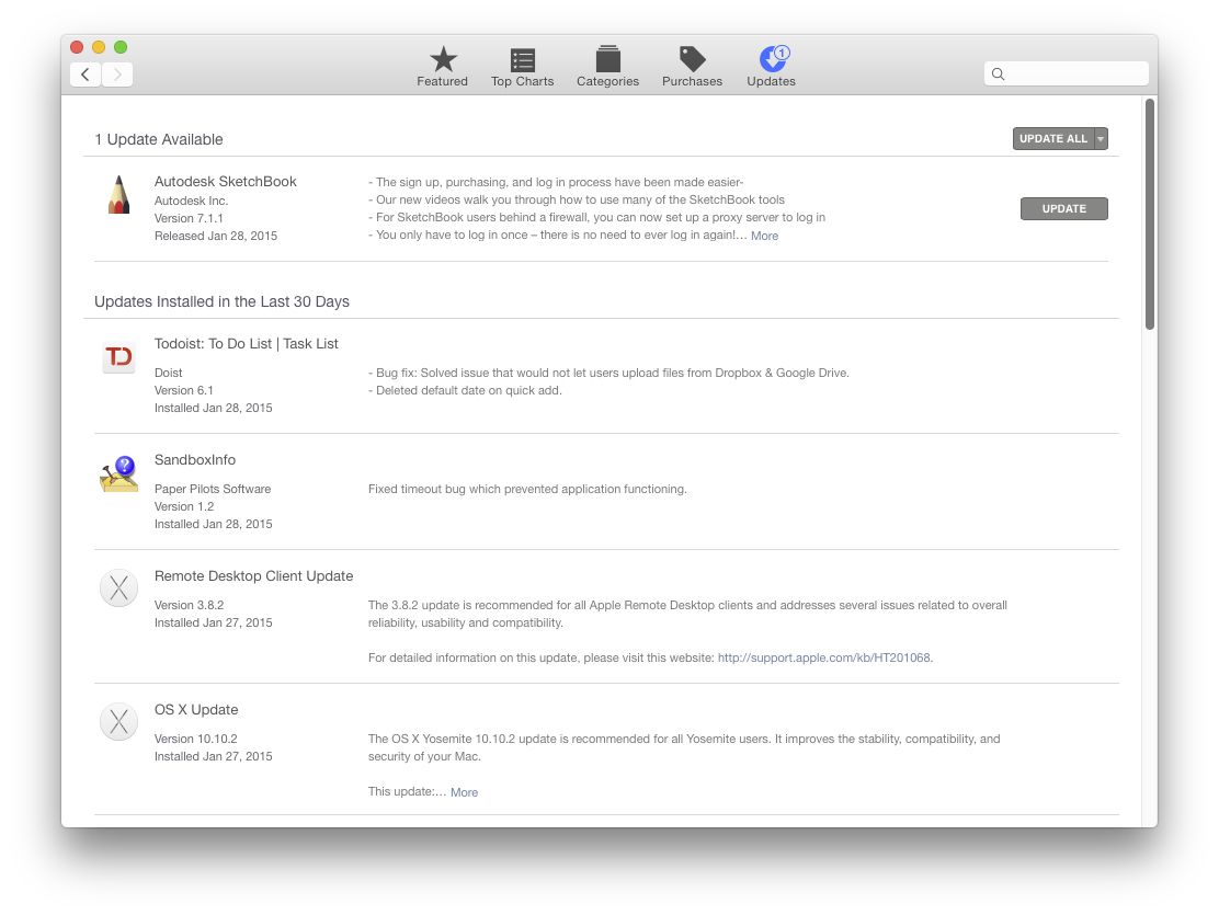 Mac Os X App Updater
